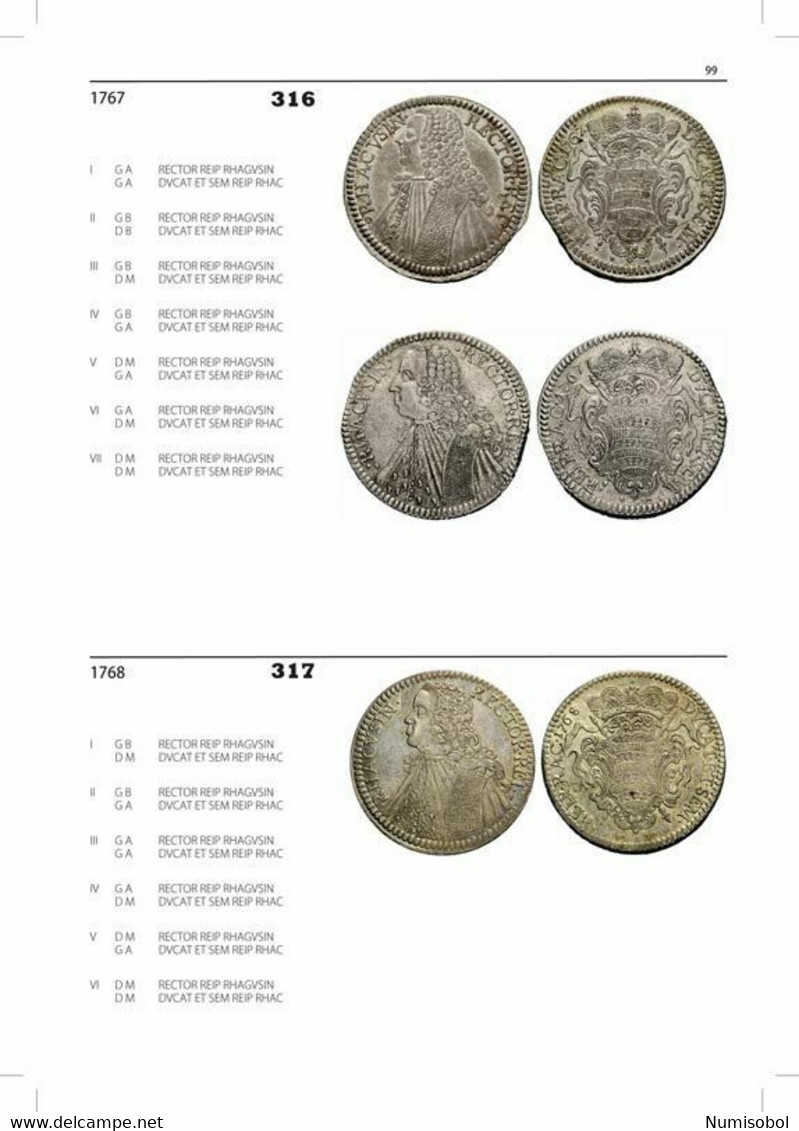 DUBROVNIK, RAGUSA - Borna Barac: Reference Catalogue Coins And Medals Of Ragusa - Livres & Logiciels