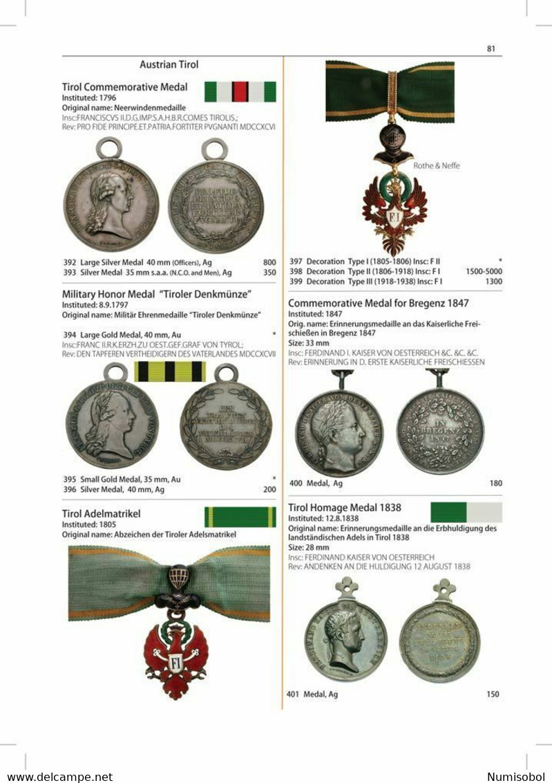 Borna Barac: Reference Catalogue Orders, Medals And Decorations Of The World, Part 1 - Livres & Logiciels
