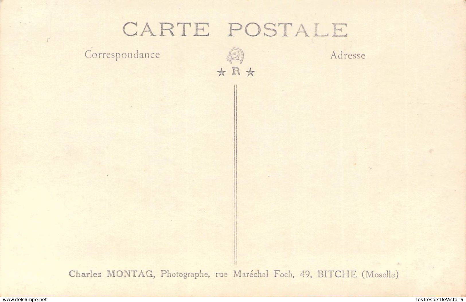 France - Carte Photo - Avion - Une Partie De Plaisir Au Dessus Du Camp De Bitche - Carte Postale Ancienne - Bitche