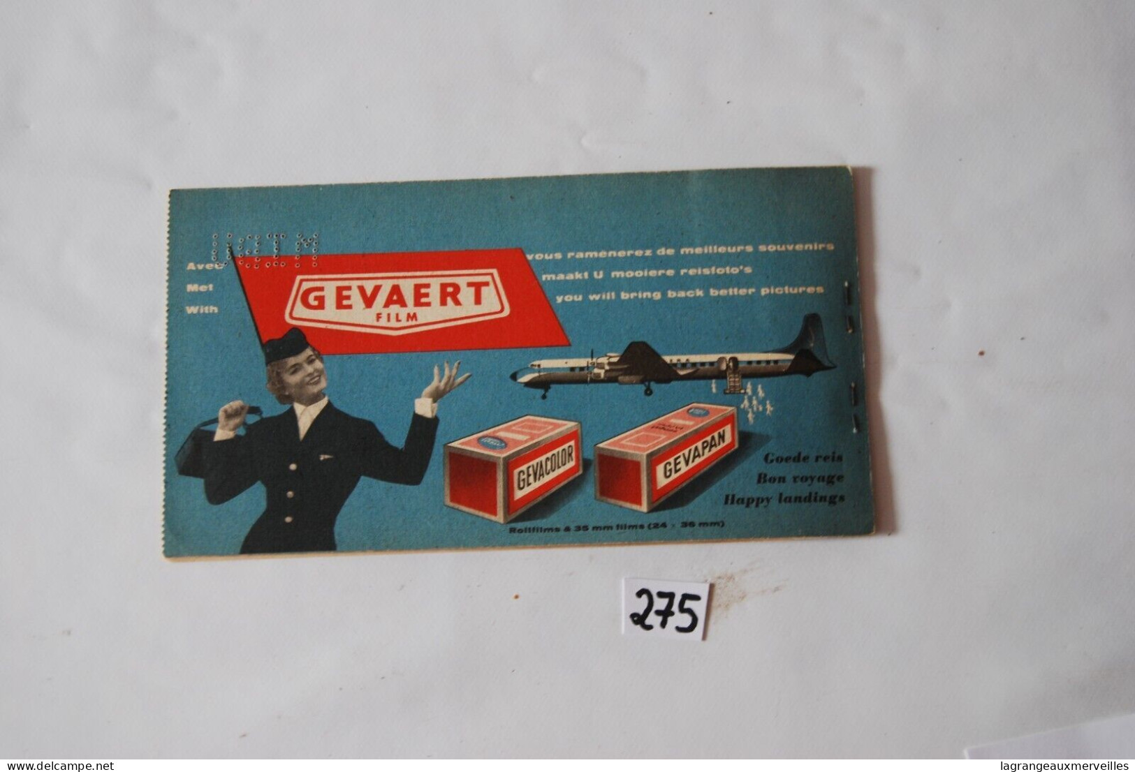 C275 Ancien Billet De Voyage - SABENA BELGIAN AIRLINES - GEVAERT - Usumbura - Wereld