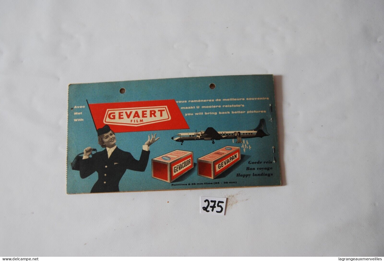 C275 Ancien Billet De Voyage - SABENA BELGIAN AIRLINES - GEVAERT - Usumbura - Welt