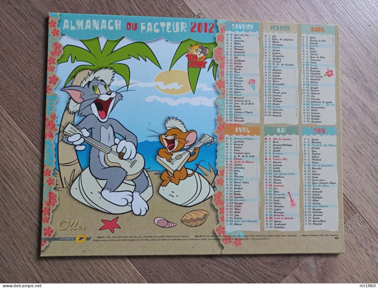 Almanach Du Facteur. Tom Et Jerry. - Grand Format : 2001-...