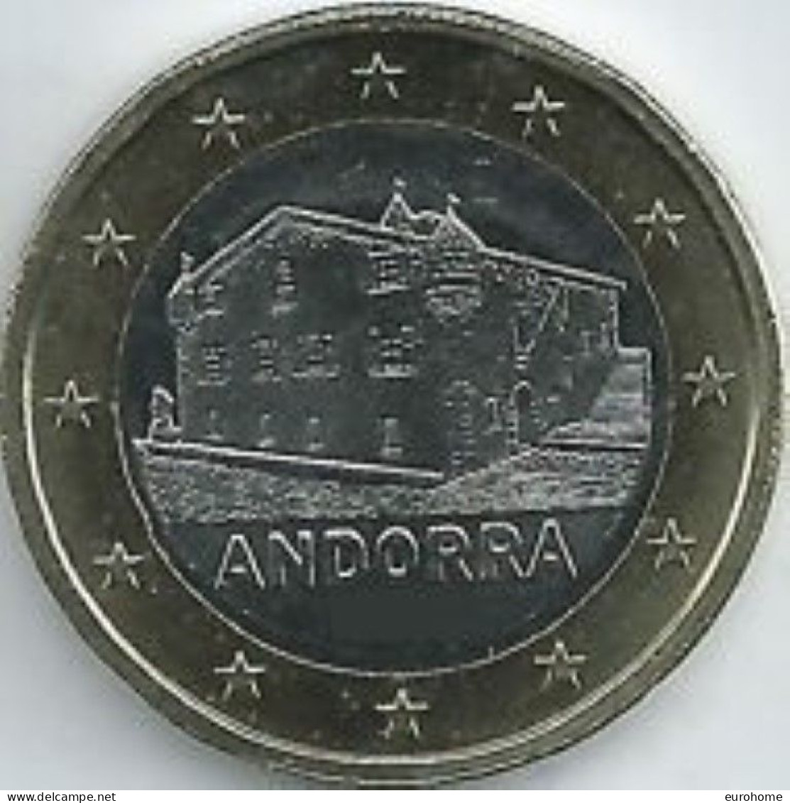 Andorra 2023   1 Euro  UNC Uit De BU - UNC Du Coffret   Zeer Zeldzaam - Extrémé Rare !! - Andorra