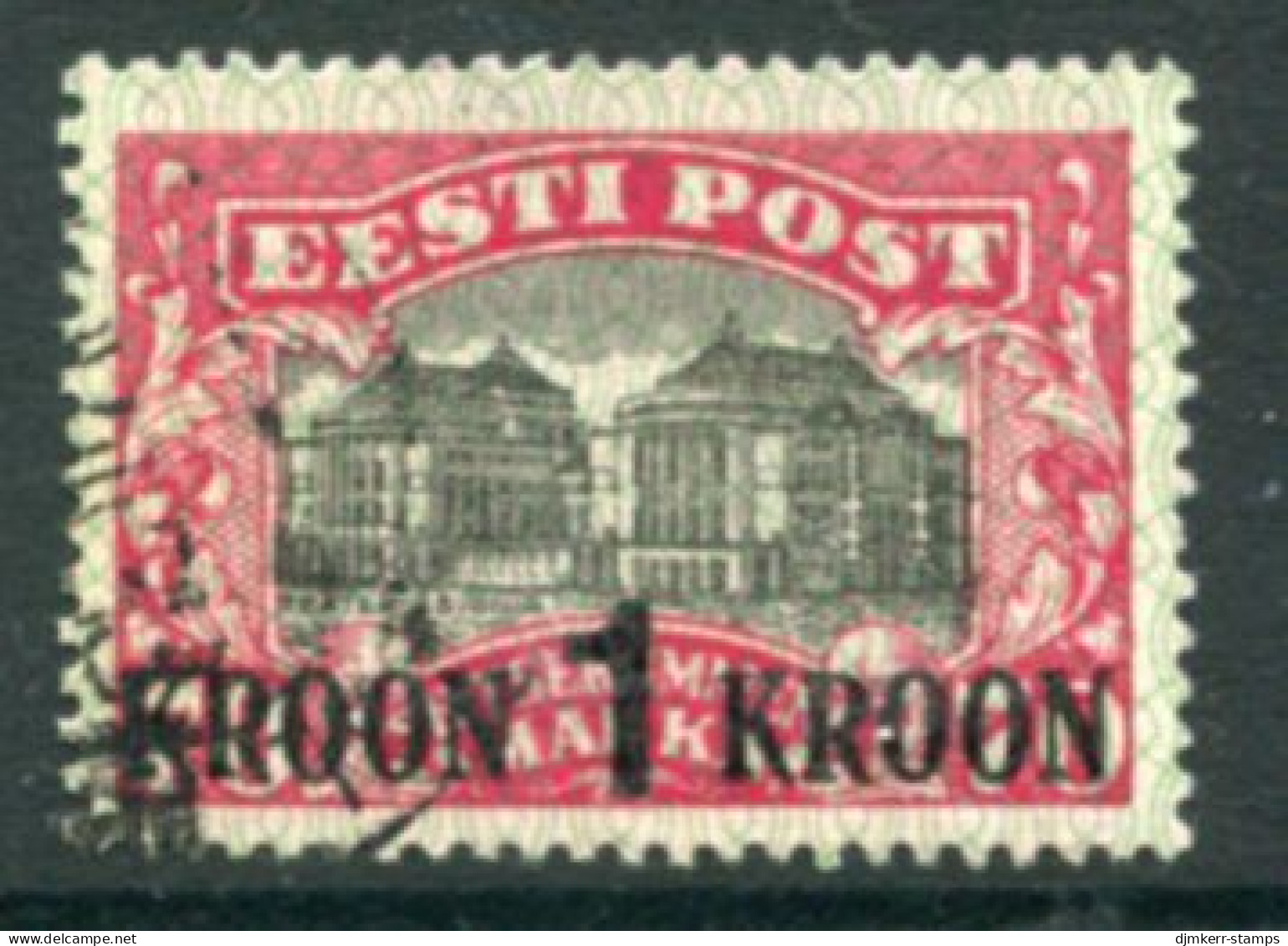 ESTONIA 1930 Surcharge 1 Kr On 70M Used  Michel 87 - Estonie