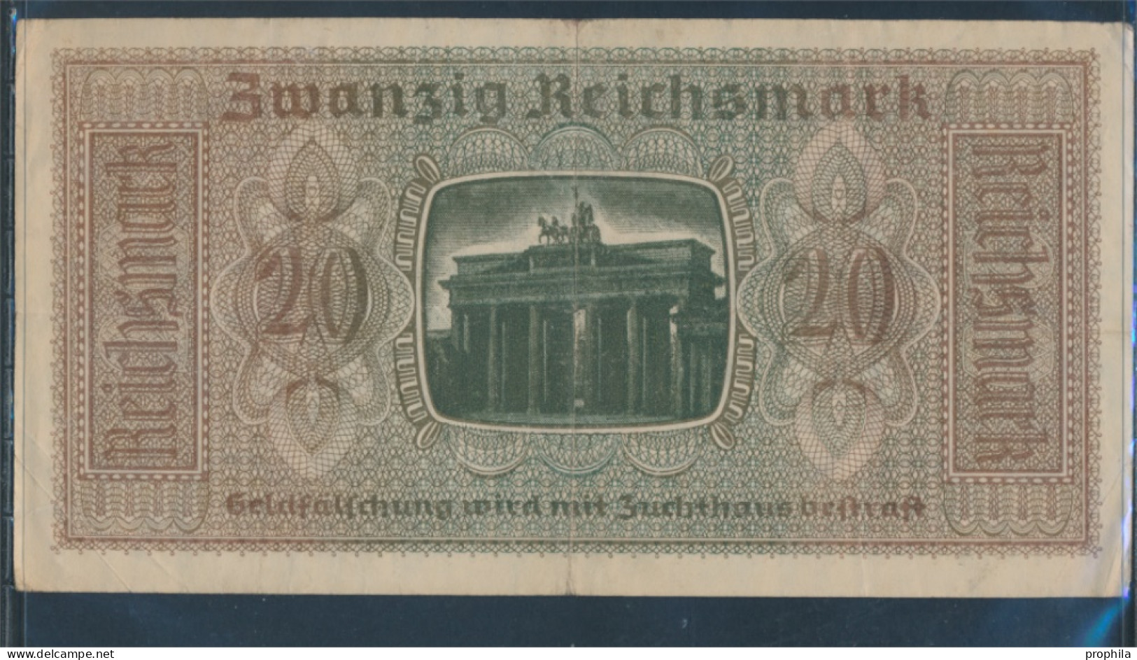 Dt. Besetzung Im 2. Weltkrieg Rosenbg: 554a Gebraucht (III) 1940 20 Reichsmark (10288368 - 20 Reichsmark