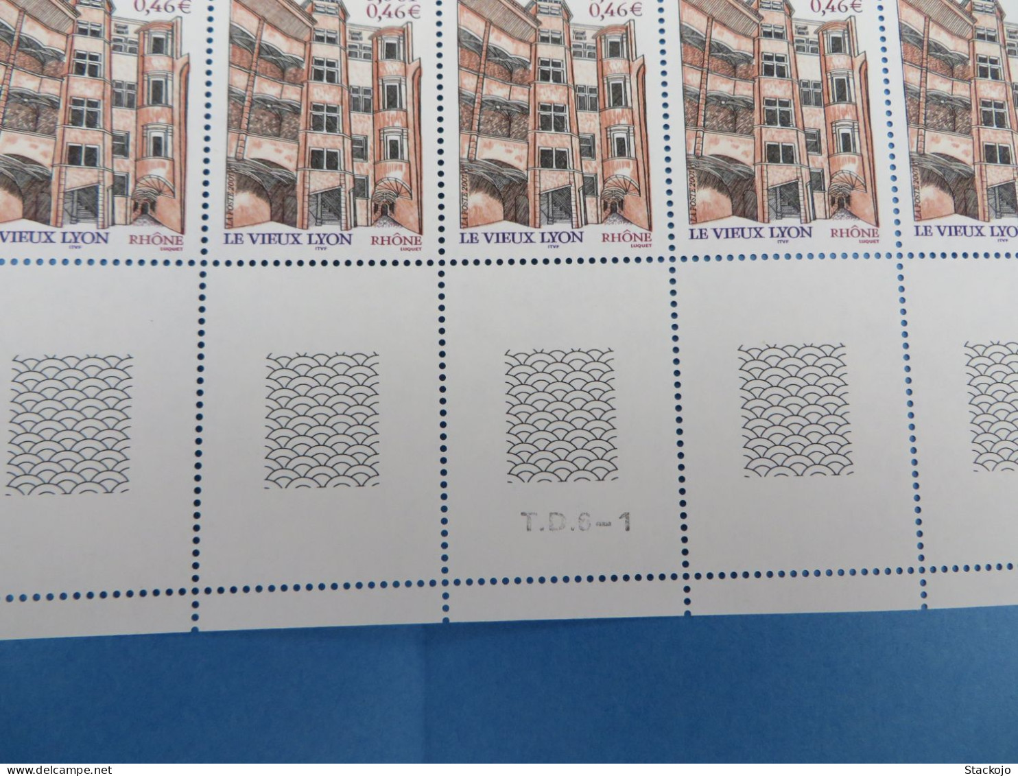 Feuille Complètes De 40 Timbres Neufs - Le Vieux Lyon (Rhône) - Feuilles Complètes