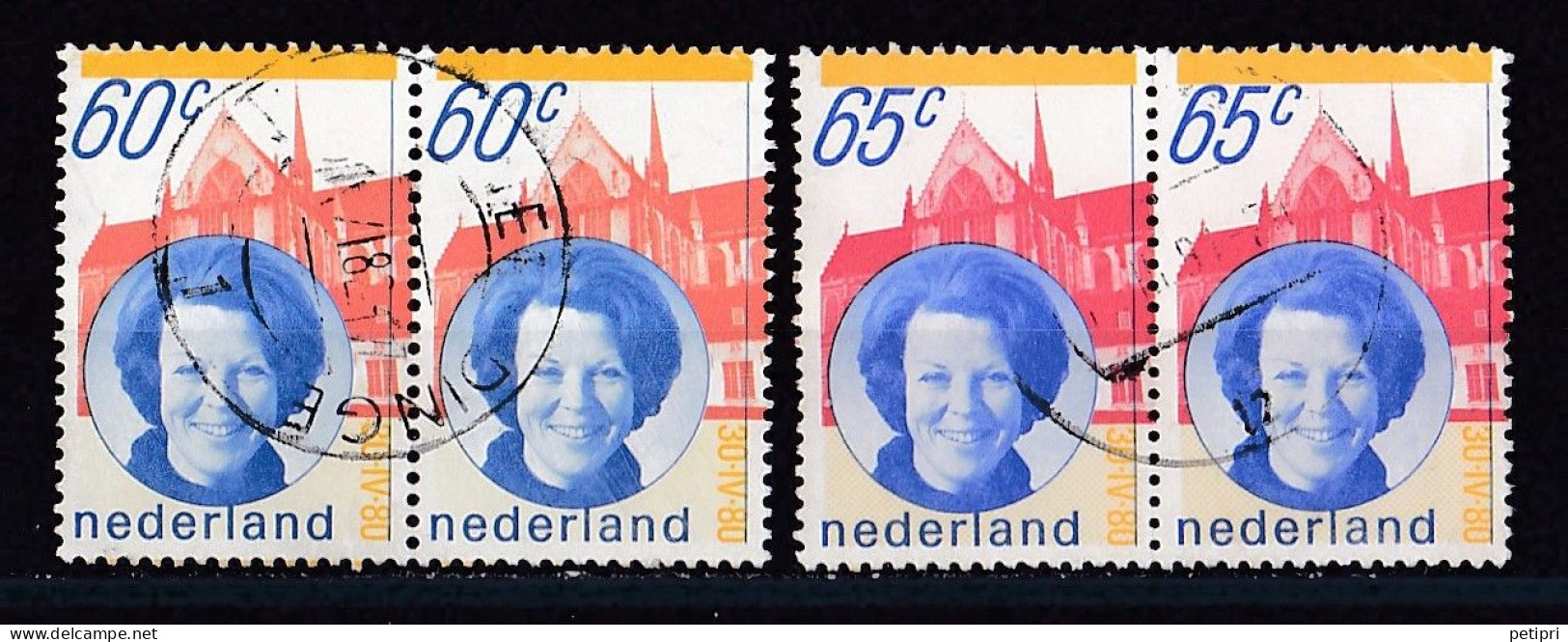 Pays Bas - 1980 - 1989  ( Béatrix )   Y&T  N °  1131   1145  Double Oblitéré - Gebruikt