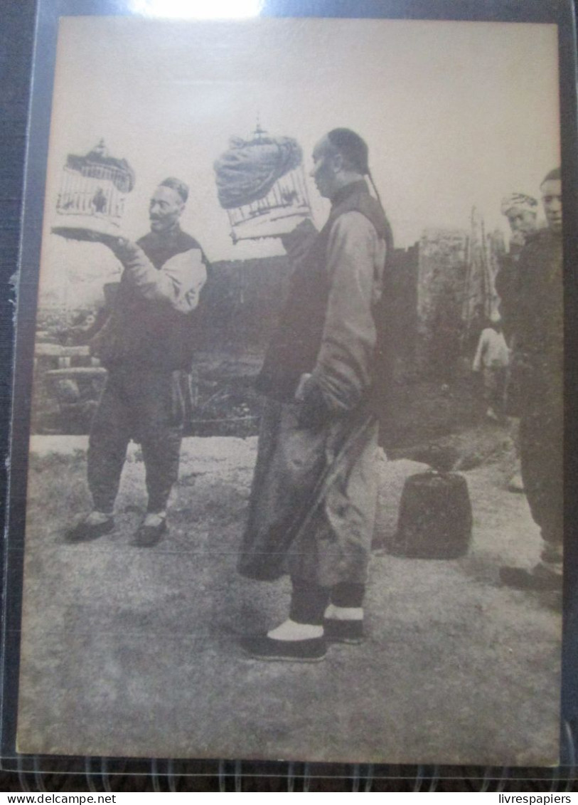 Chine Photo Ancienne Vendeurs D'oiseaux - Asien