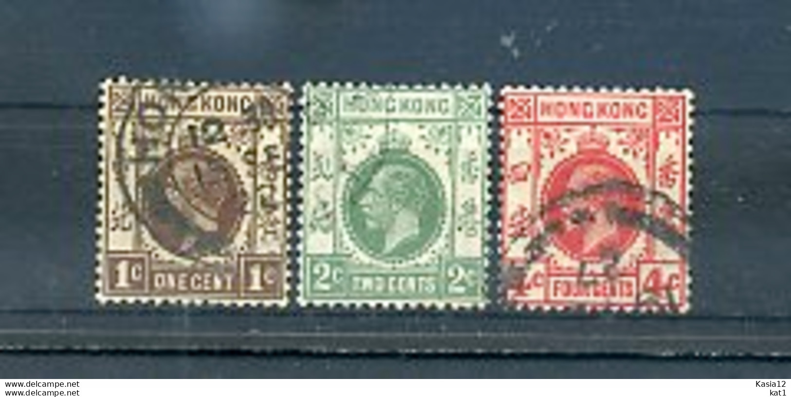 A17963)Hong Kong 114 - 116 Gest. - Used Stamps