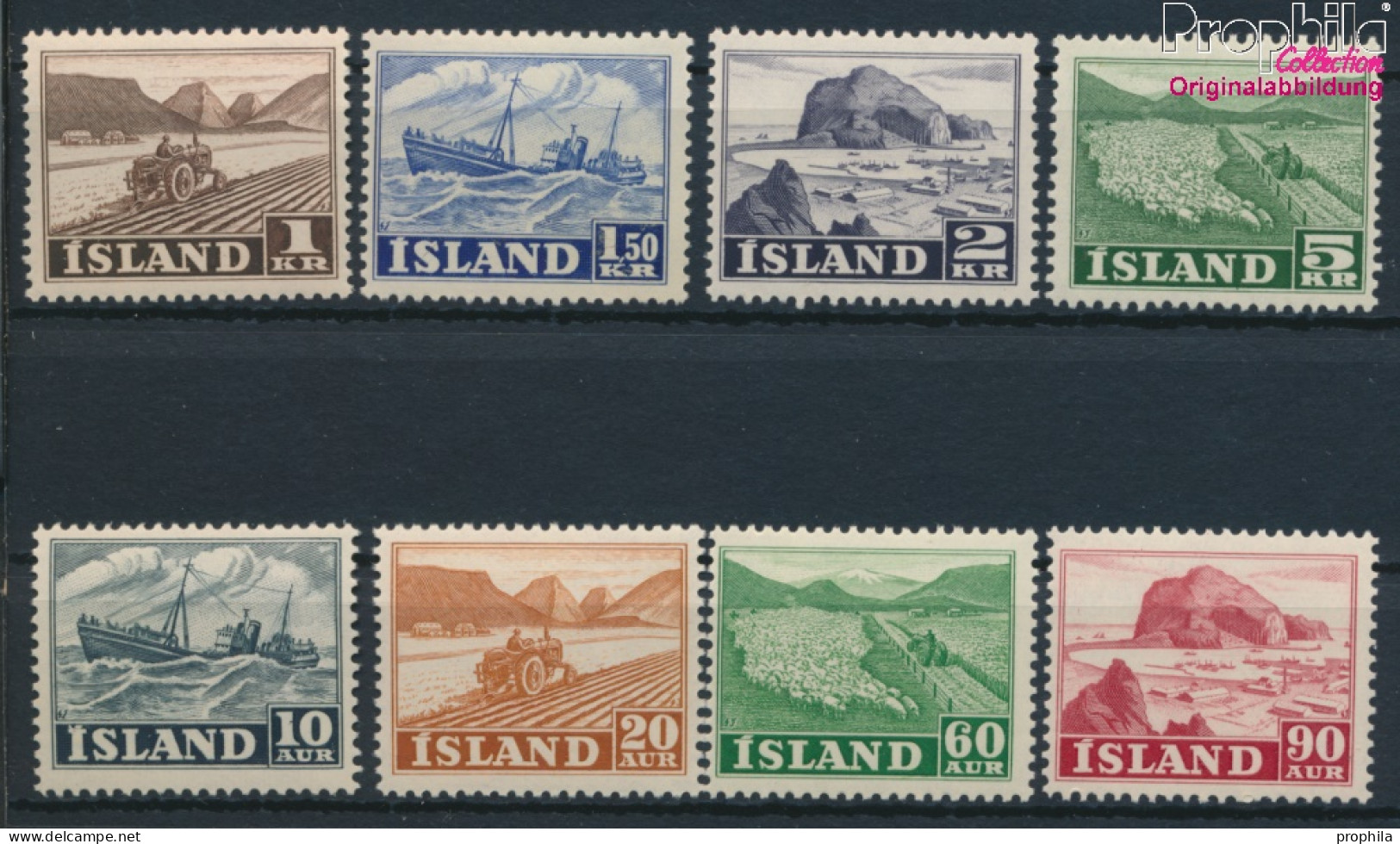 Island 263-270 (kompl.Ausg.) Postfrisch 1950 Fischerei (10221496 - Neufs