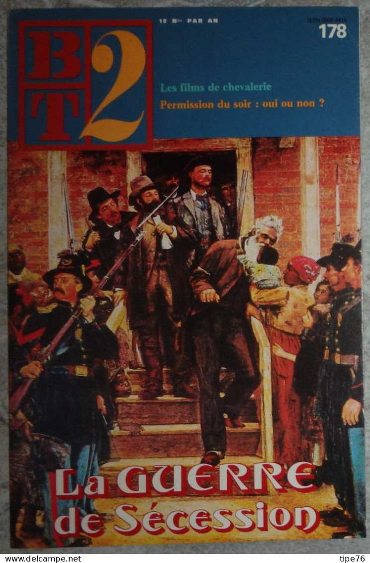 BT 2 Bibliothèque De Travail No 178 1985  La Guerre De Sécession  - Les Films De Chevalerie - 12-18 Ans