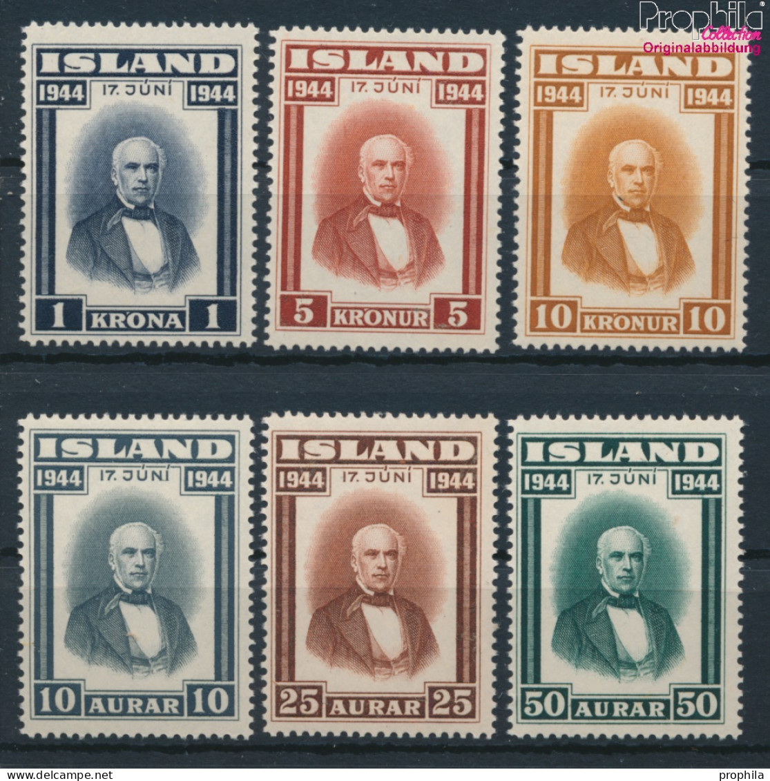 Island Postfrisch Ausrufung Der Republik 1944 Ausrufung Der Republik  (10221491 - Unused Stamps