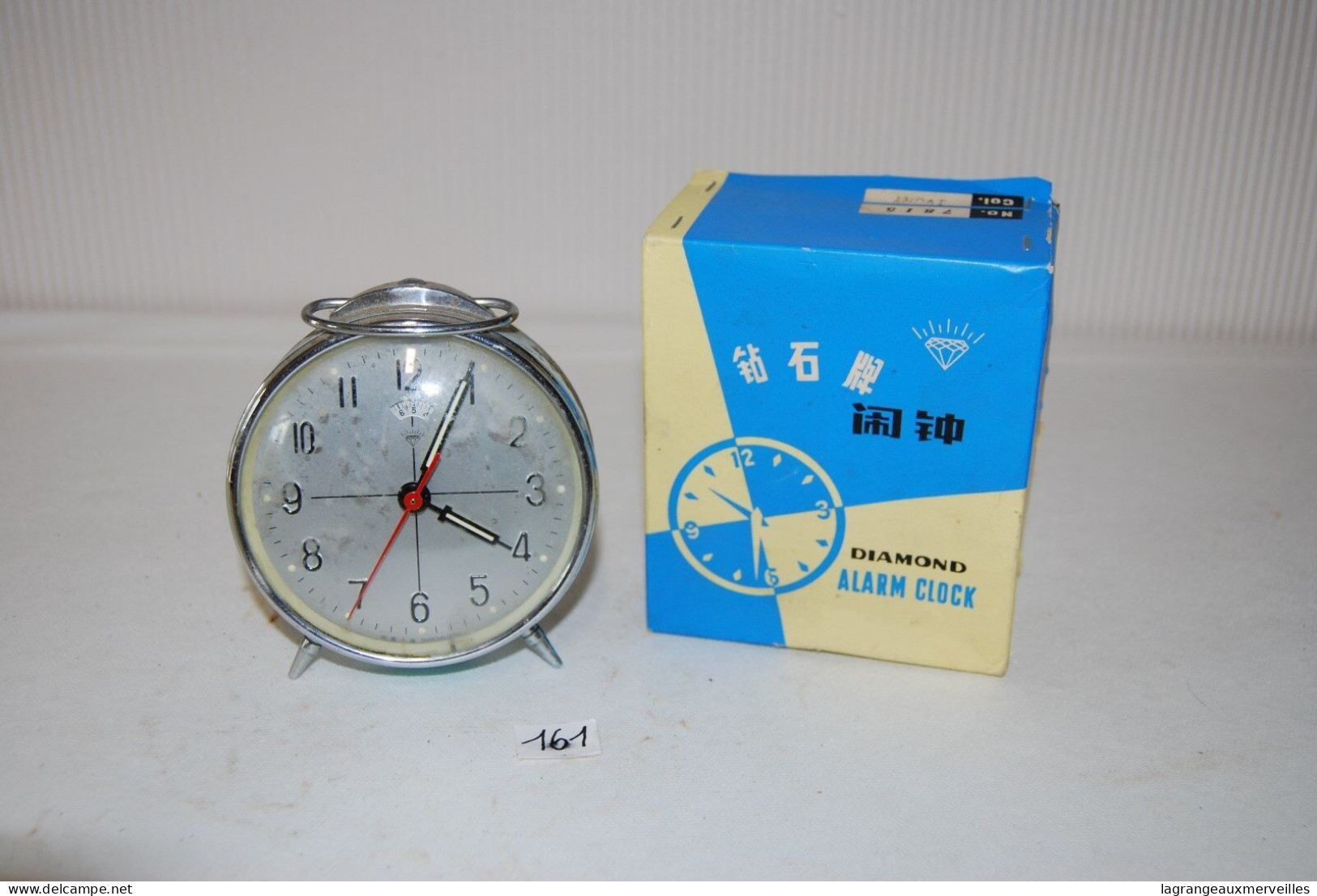 C161 Ancien Réveil Clock - Diamond - Boite Origine - Materiales