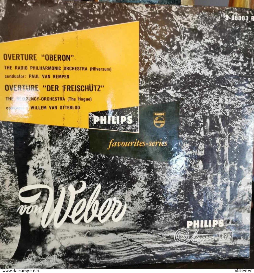 C. M. Von Weber - Overture "Oberon" / "Der Freischütz" - 25 Cm - Formats Spéciaux