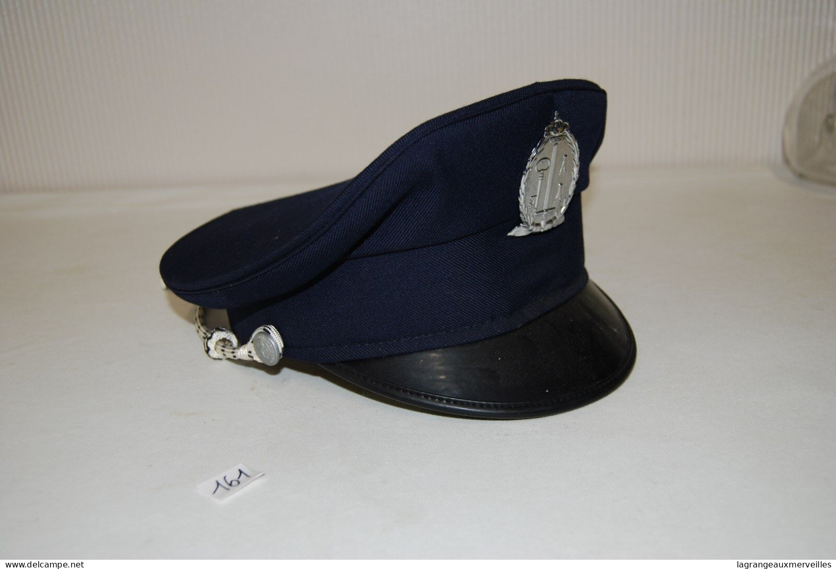 C161 Ancien Képi - Casquette - Agent Pénitentiaire Taille 57 - 1940-1970 ...