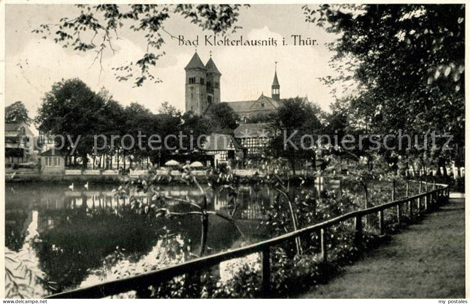 43092169 Bad Klosterlausnitz Am Kleinen Teich Mit Kirche Bad Klosterlausnitz - Bad Klosterlausnitz