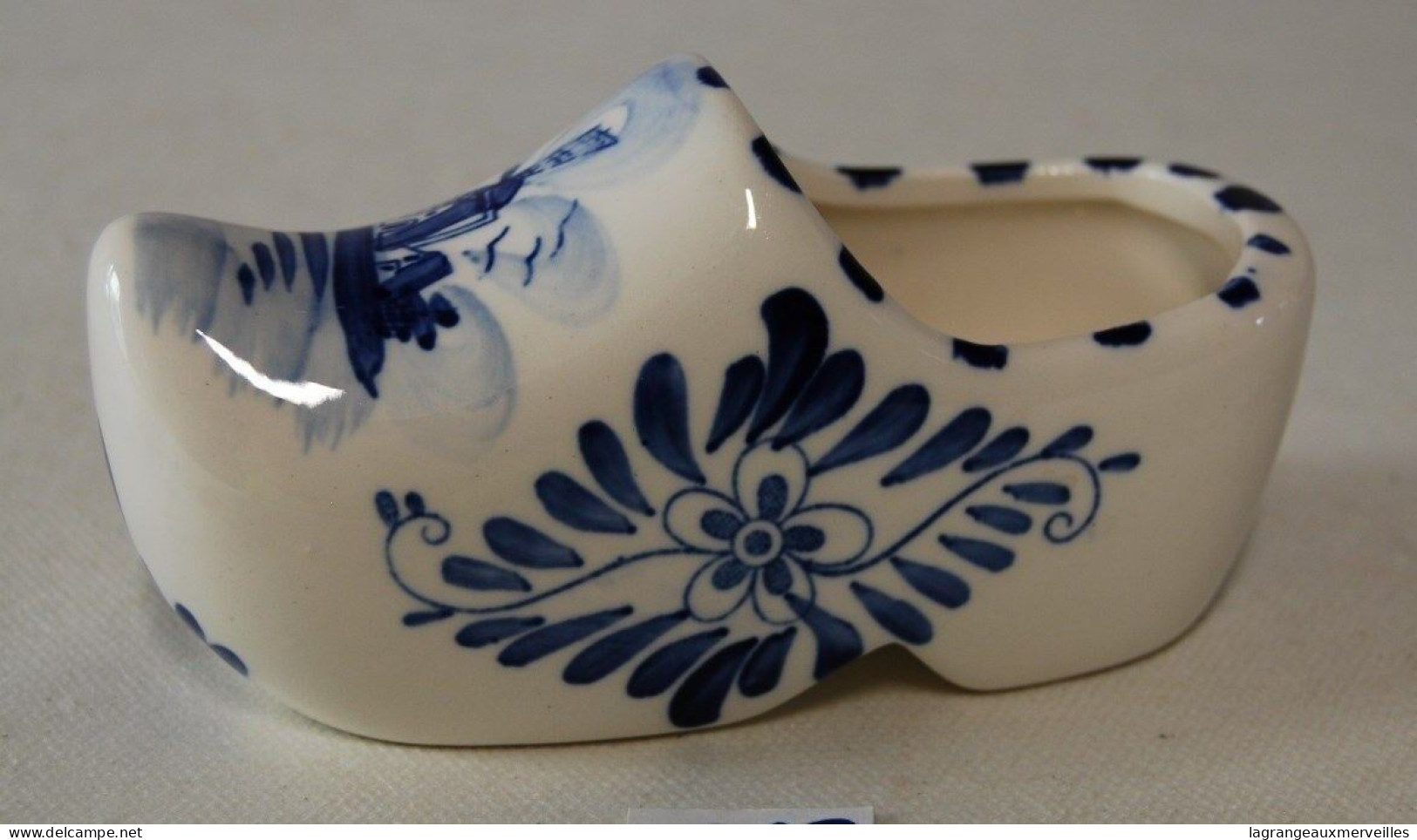 C162 Petit Sabot - Souvenir - Delft - Fait Main - Holland - Fiori & Piante