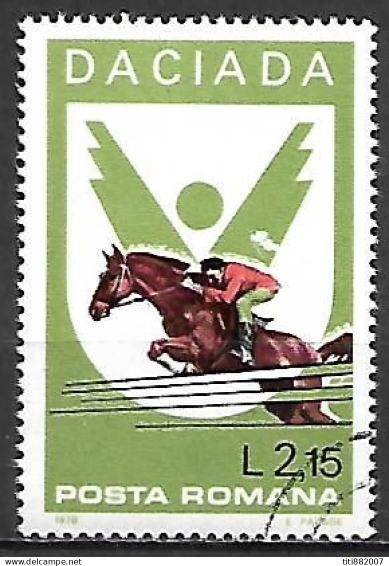 ROUMANIE       -     JUMPING   /   CHEVAL          -    Oblitéré - Salto