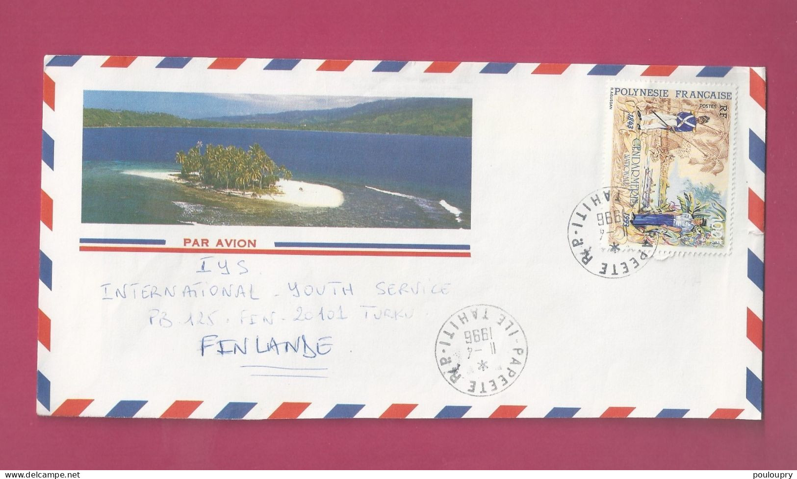 Lettre De 1996 Pour La Finlande - YT N° 443A - Briefe U. Dokumente