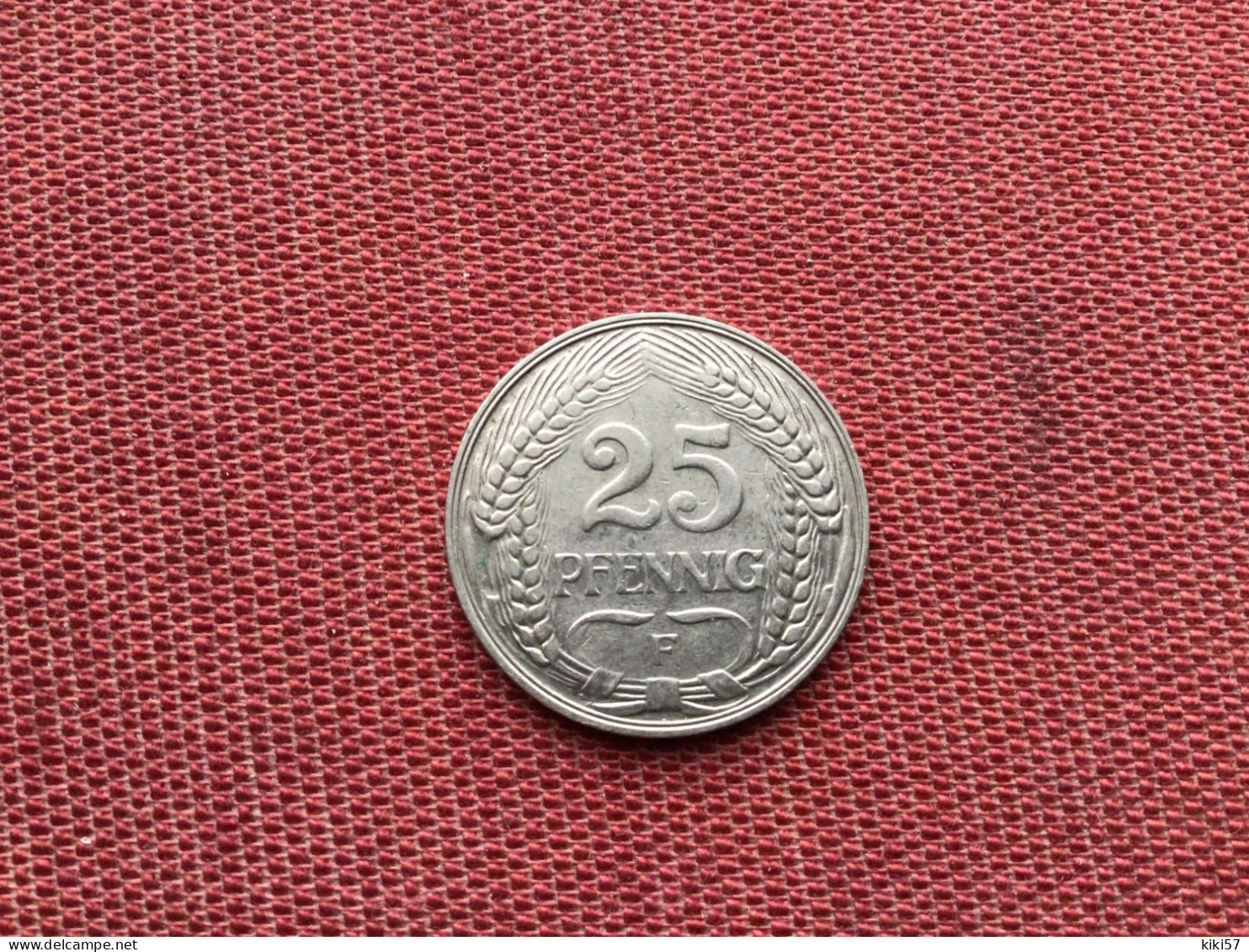 ALLEMAGNE Monnaie De 25 Pfennig 1909 F Année Rare - 25 Pfennig