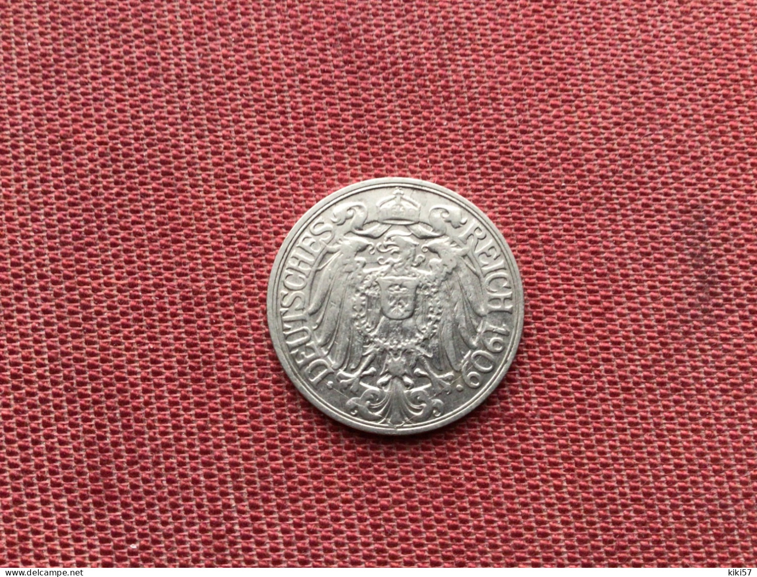 ALLEMAGNE Monnaie De 25 Pfennig 1909 F Année Rare - 25 Pfennig