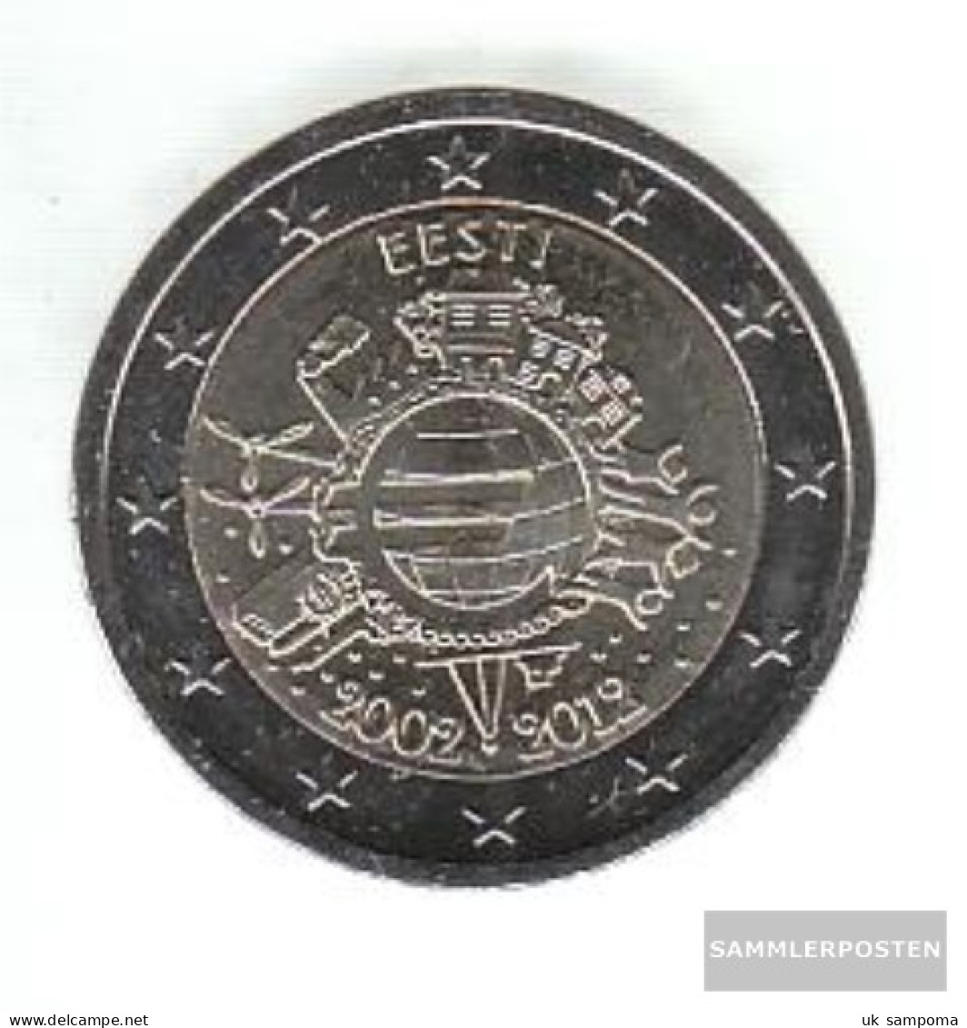 Estonia 2012 Stgl./unzirkuliert Stgl./unzirkuliert 2012 2 Euro 10 Years Euro Cash - Estonie