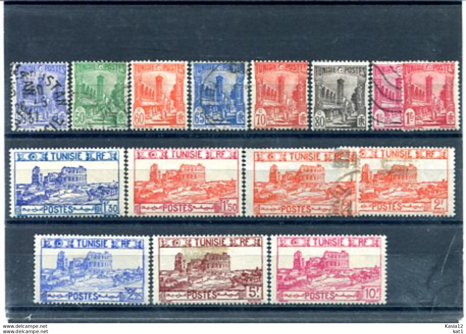 A50166)Tunesien Lot Ex 192 - 209*/gest. - Altri & Non Classificati