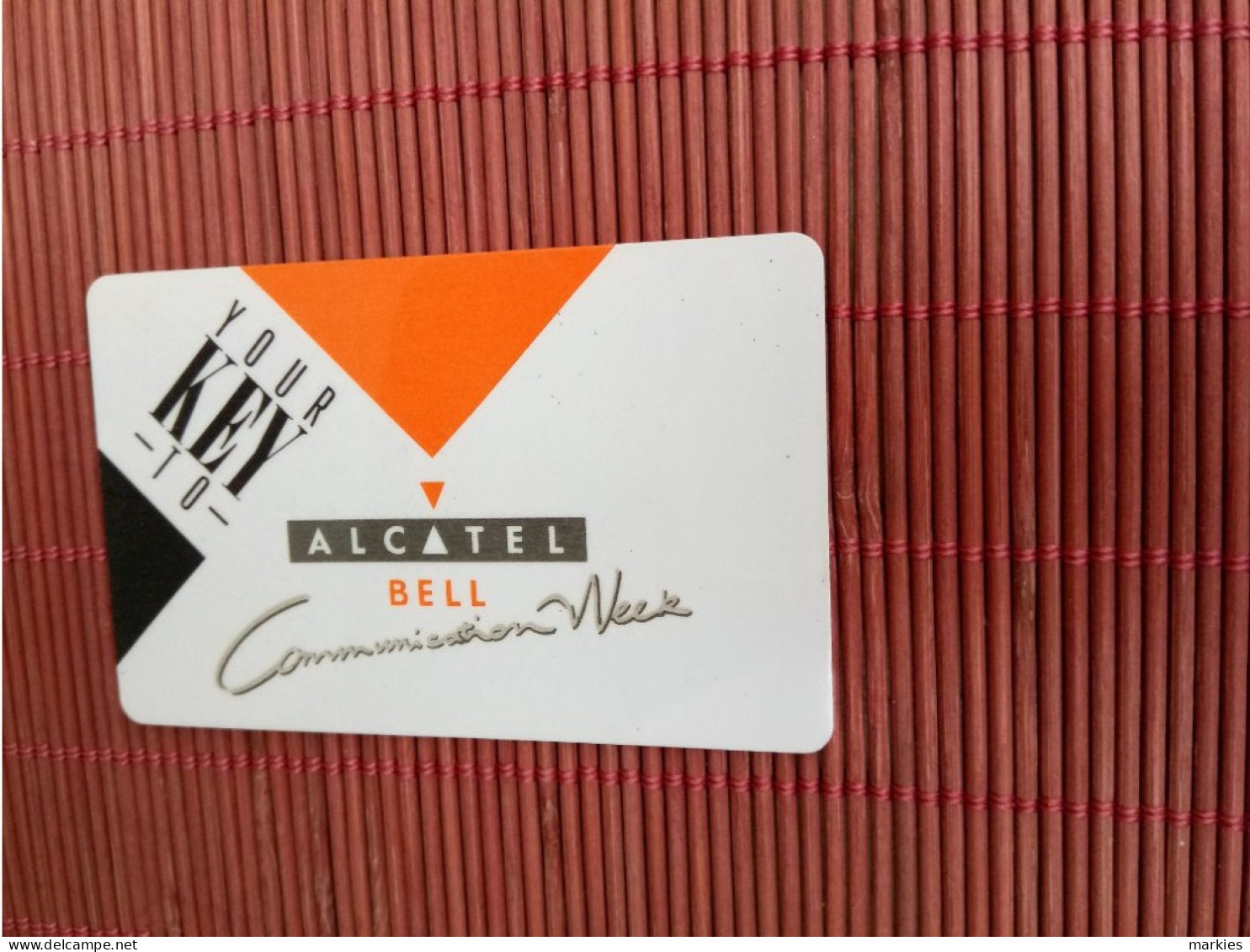 Alcatel Bell Belgium 2 Photos With Name K . NSINGO 2Photos Very  Rare - [3] Servicios & Ensayos