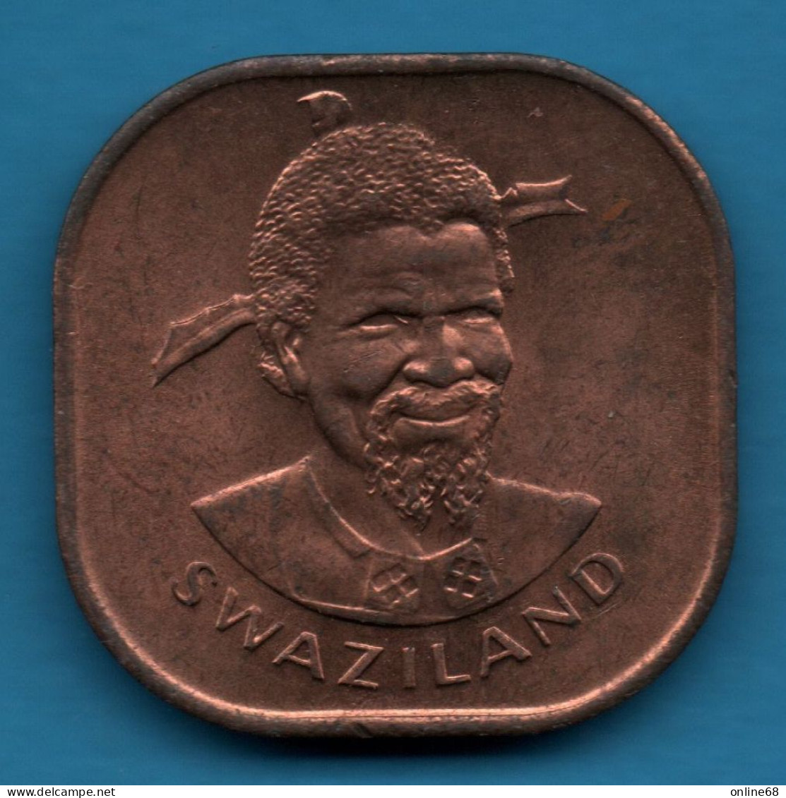 SWAZILAND 2 CENTS 1975 KM# 22 Msawati III FAO - Swazilandia