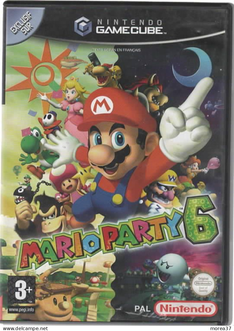 Jeu GAMECUBE   "MARIOPARTY 6"     (JE 2) - Nintendo GameCube