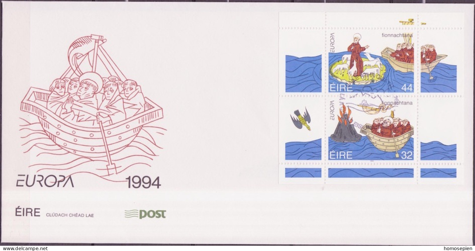 Irlande - Ireland - Irland FDC 1994 Y&T N°BF15 - Michel N°B12 - EUROPA - FDC