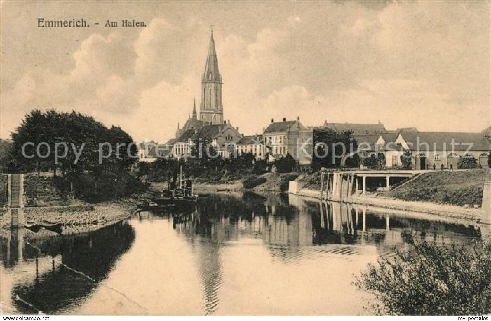 43089525 Emmerich Rhein Am Hafen Kirche Emmerich - Emmerich