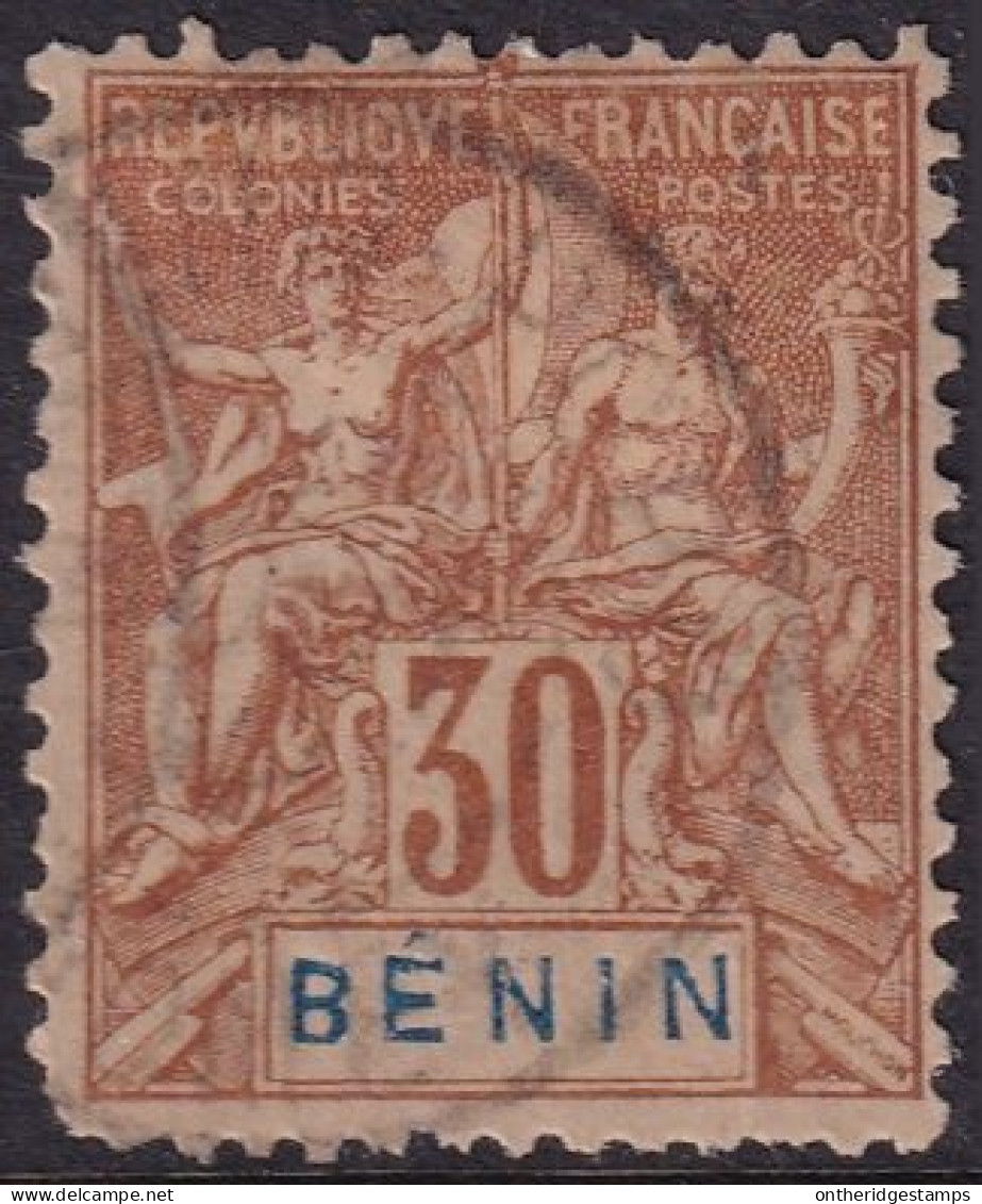 Benin 1894 Sc 41 Yt 41 Used Rounded Lower Left Corner - Gebruikt