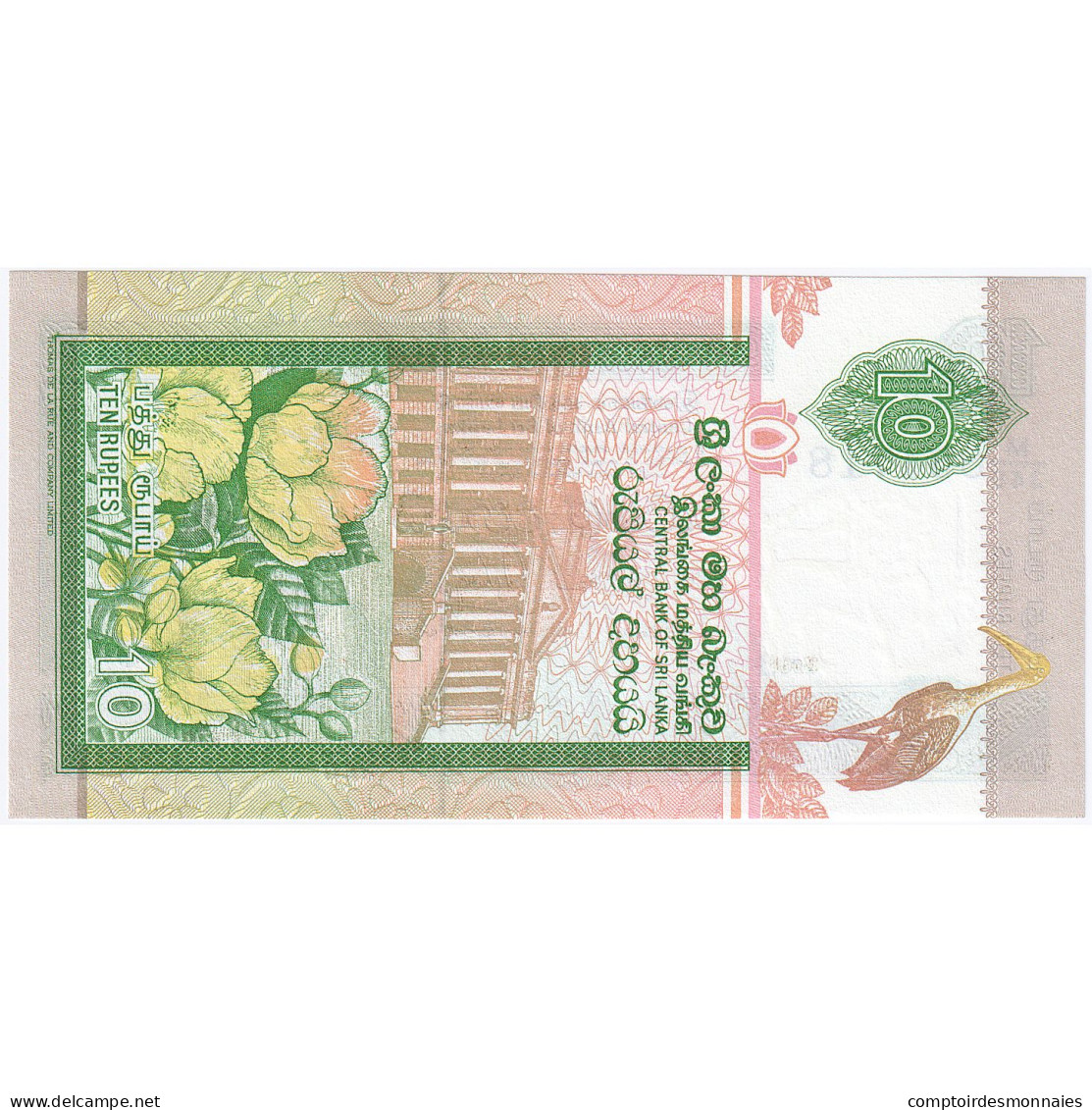 Sri Lanka, 10 Rupees, 2001, 2001-12-12, KM:115a, NEUF - Sri Lanka