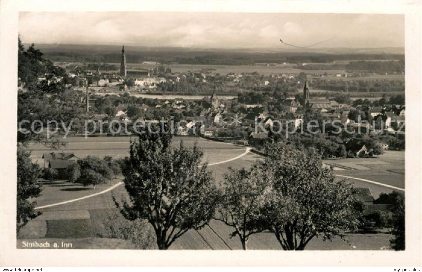 43089396 Simbach Inn Panorama Simbach - Simbach