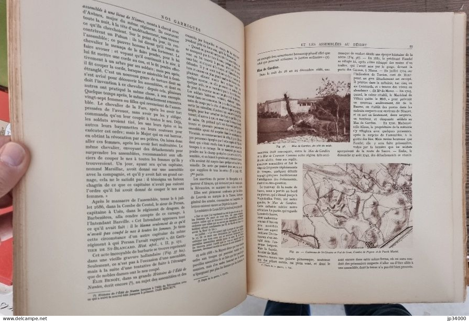 Nos garrigues et les assemblées au Désert. Eglise de Nimes sous la croix 1685-1792 (A.Doumergue)1924