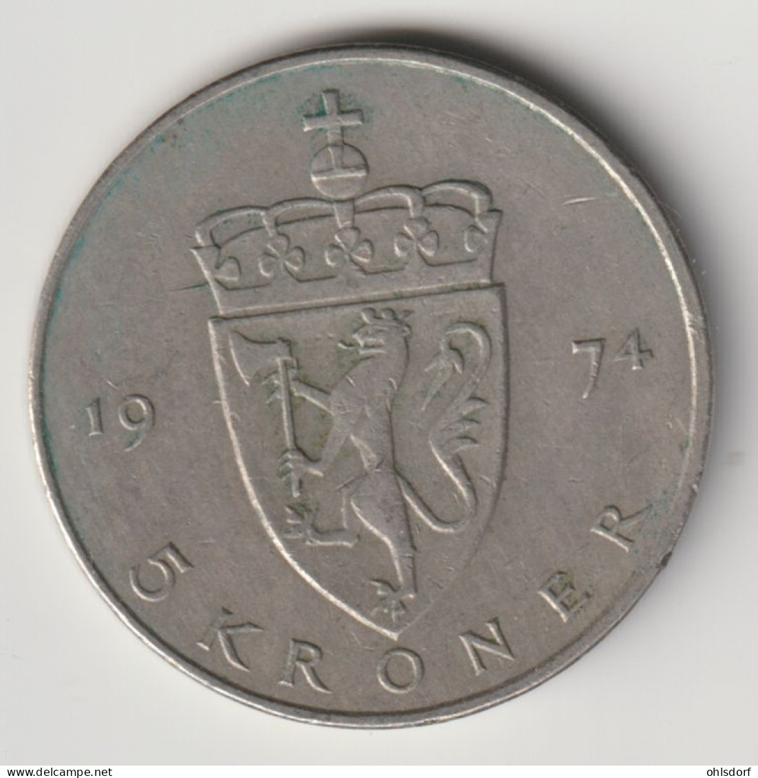 NORGE 1974: 5 Kroner, KM 420 - Norwegen