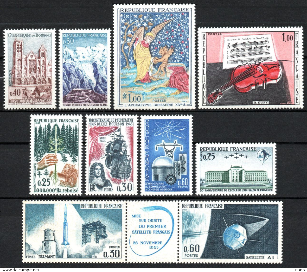 Année 1965 - Année Complète (sauf 5 Timbres), Soit 27 Timbres - Neuf */ ** - 1960-1969