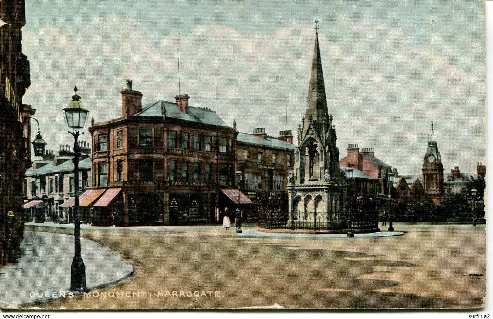 YORKS - HARROGATE - QUEEN'S MONUMENT 1904  Y4019 - Harrogate