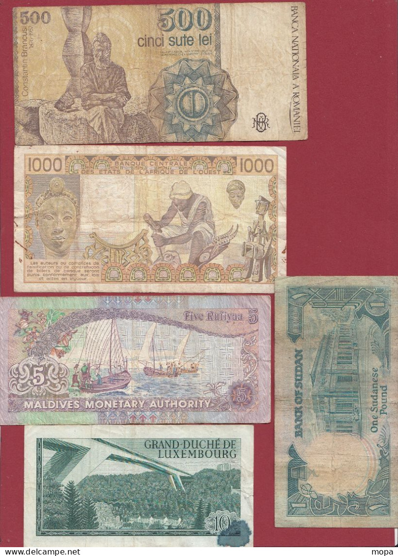 Pays Du Monde 10 Billets Dans L 'état (2) - Kilowaar - Bankbiljetten