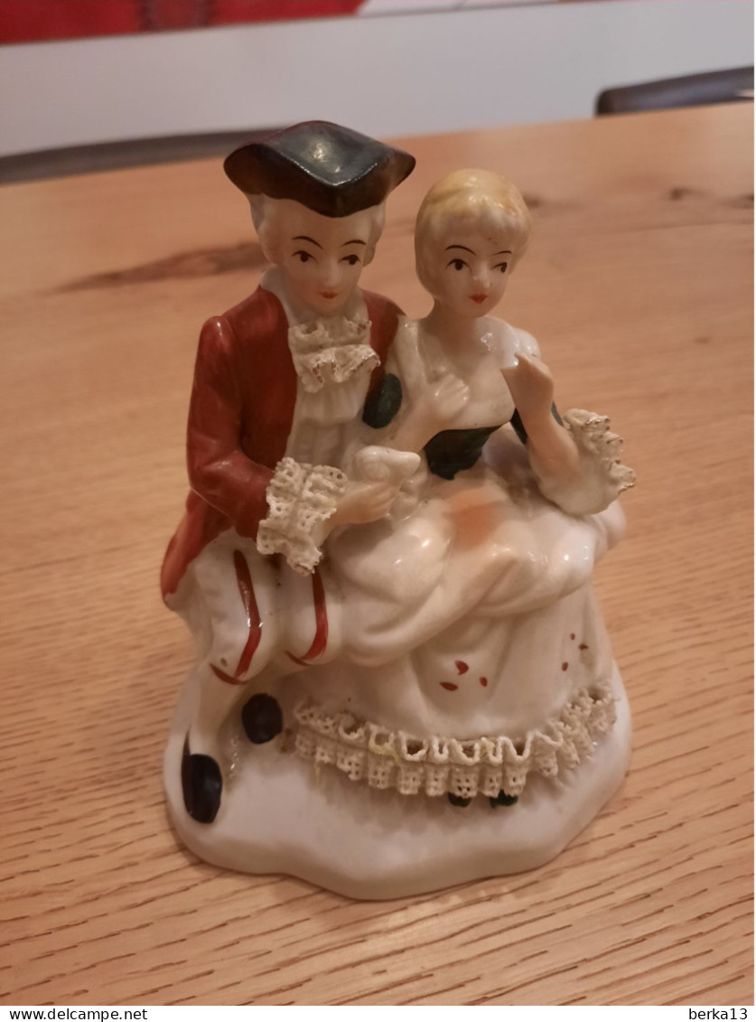Porcelaine Couple Victorien - Other & Unclassified