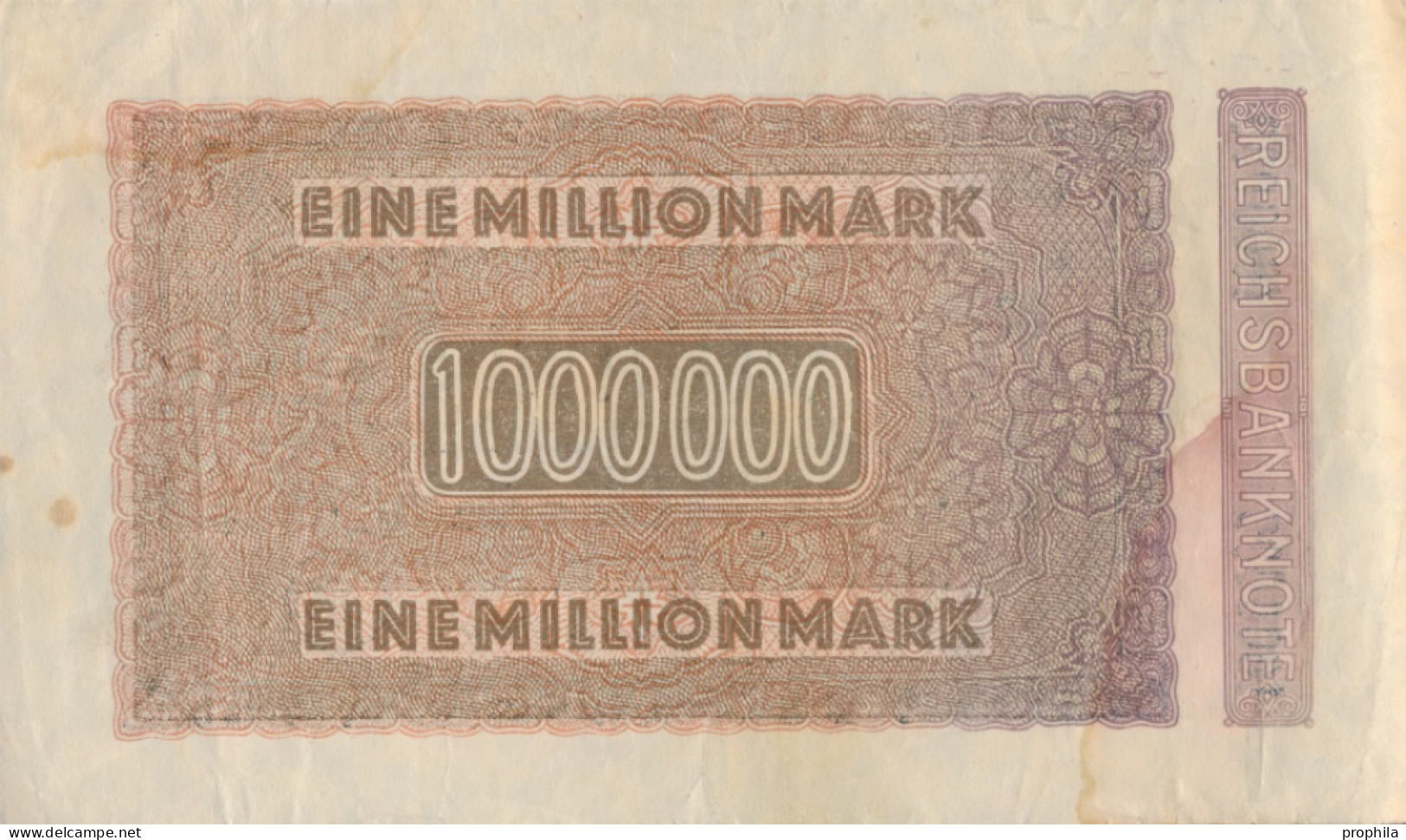 Deutsches Reich Rosenbg: 93 Gebraucht (III) 1923 5 Millionen Mark (10288476 - 5 Miljoen Mark