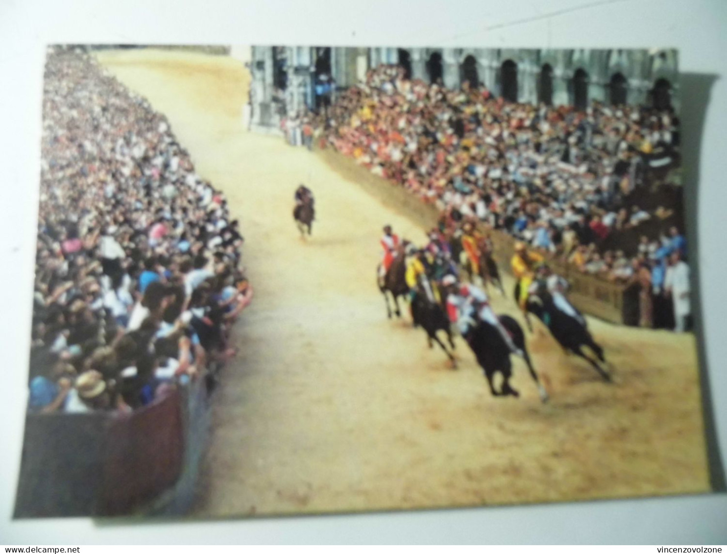 Cartolina Viaggiata "SIENA 2 Luglio - 16 Agosto IL PALIO LA CORSA" 2001 - Manifestazioni