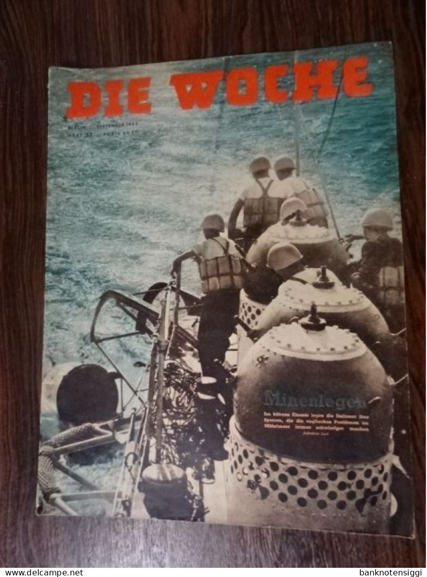 1 Zeitung "Die Woche"  Heft 37  Berlin  11 September   1940 - Politique Contemporaine