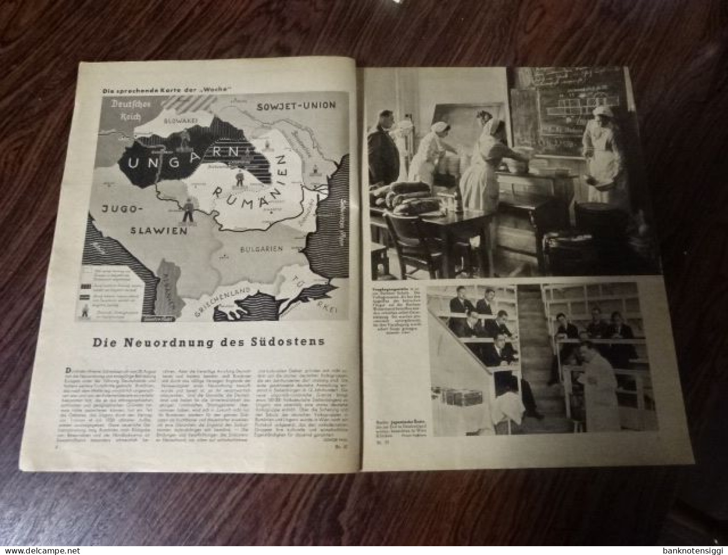 1 Zeitung "Die Woche"  Heft 37  Berlin  11 September   1940 - Politica Contemporanea