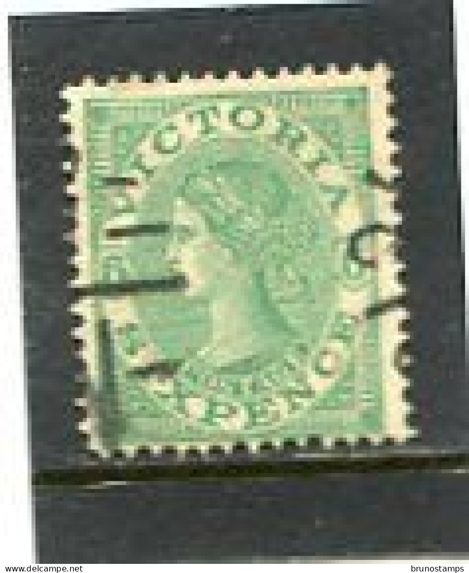 AUSTRALIA/VICTORIA - 1901  6d  EMERALD  FINE  USED  SG 392 - Usati