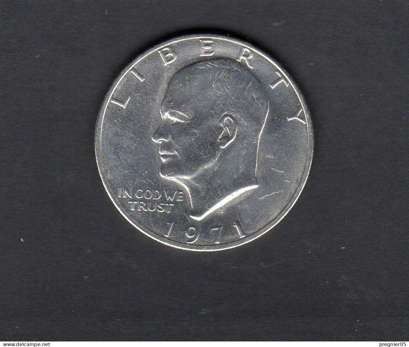 Baisse De Prix USA - Pièce 1 Dollar Argent Eisenhower 1971S  SUP/XF KM.203a - 1971-1978: Eisenhower