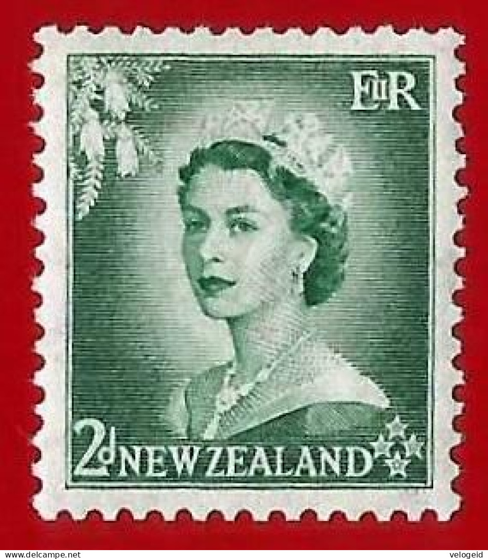 New Zealand. Nueva Zelanda. 1953. Definitive. 2 D Queen Elisabeth II - Nuevos