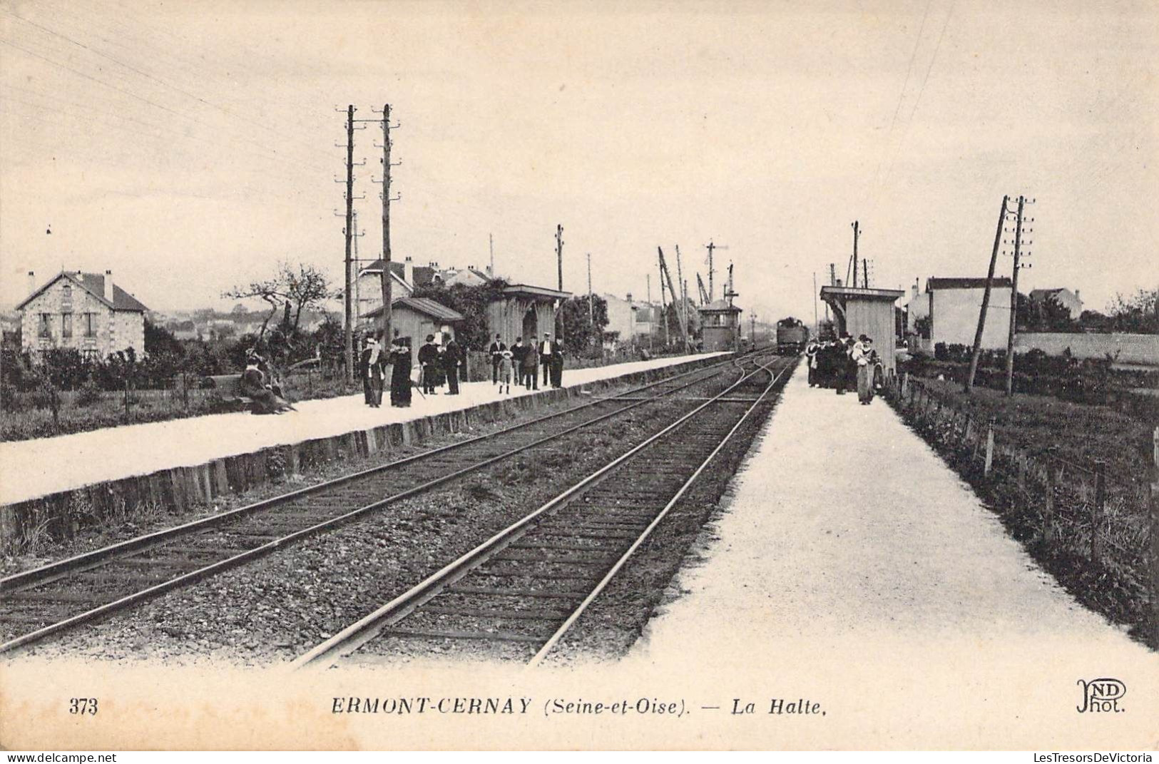 France - Ermont Cernay - La Halle - Animé   - Carte Postale Ancienne - Ermont-Eaubonne