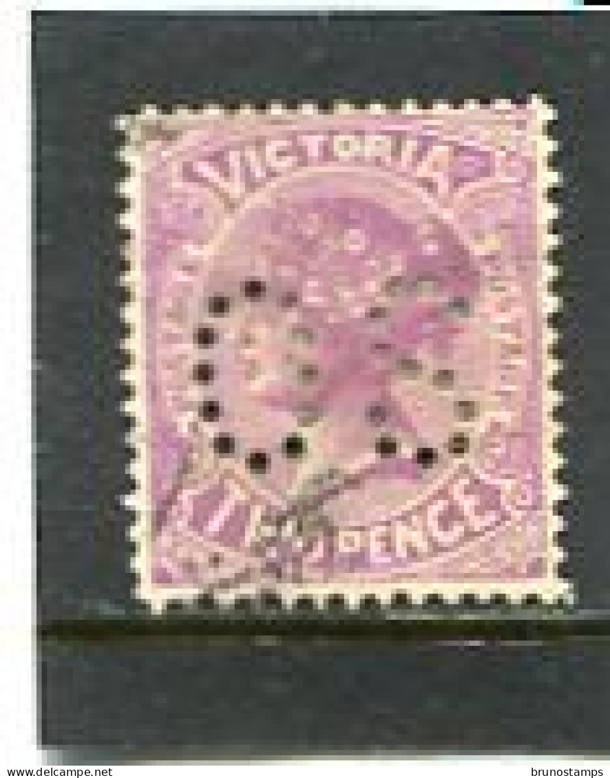 AUSTRALIA/VICTORIA - 1906  SERVICE   2d  VIOLET  FINE  USED   Yv  S17A - Gebraucht